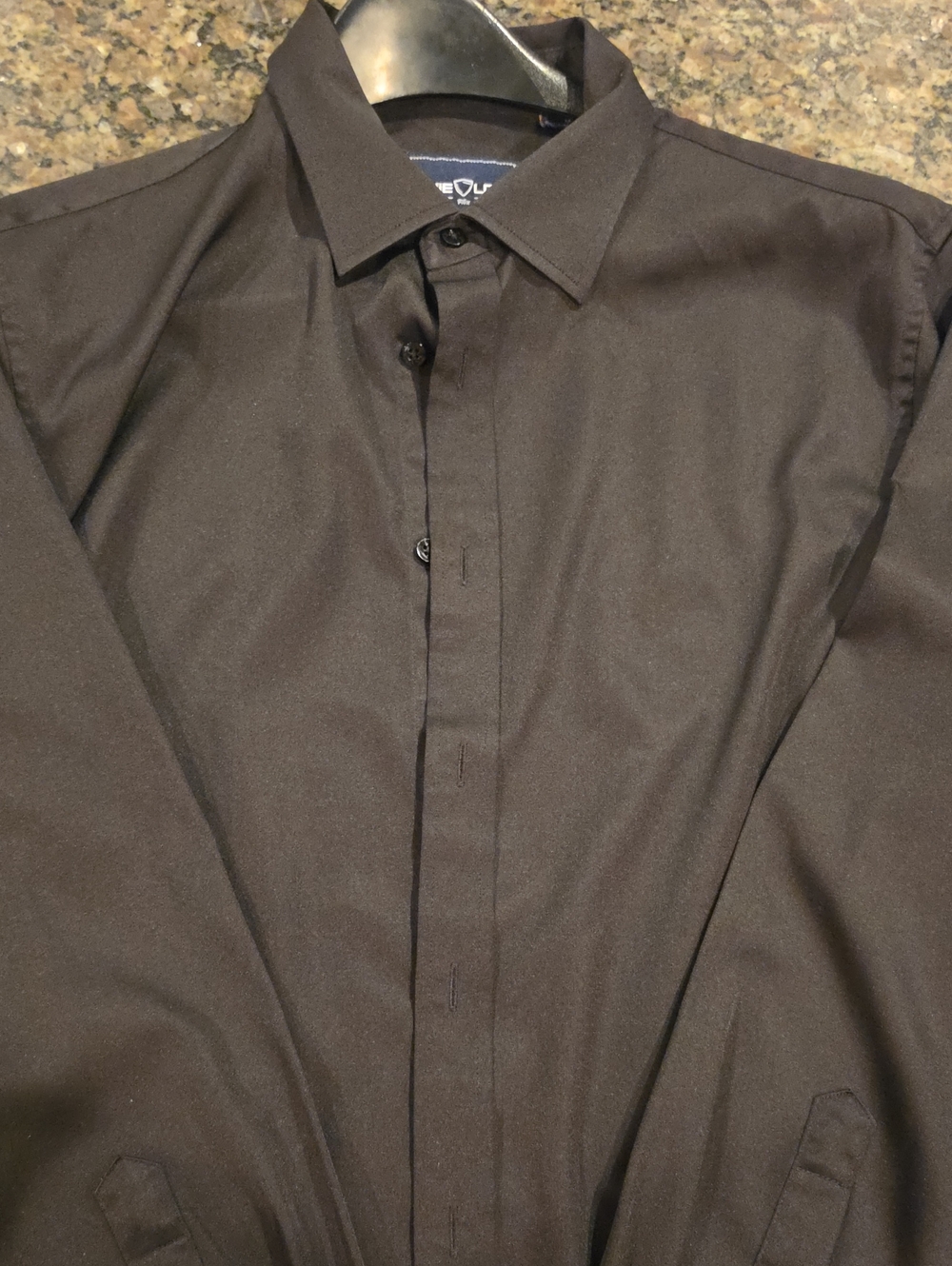 Men's Black Dress Shirt